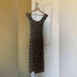 Vintage floral A-Line Dress